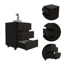 Archivador Kova, Wengue, con Tres Cajones    ZF