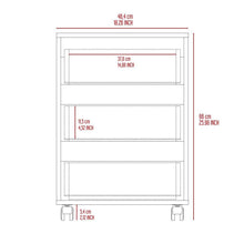 Archivador Kova, Wengue, con Tres Cajones    ZF