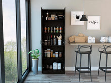 Alacena Multiusos Adelle, Wengue, con Cuatro Entrepaños