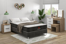 Combo Omega de cama y colchon semidoble para habitación con protector