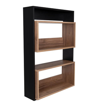 Gabinete de Baño Sensei, Negro y Castaño, con  superficies para ubicar objetos