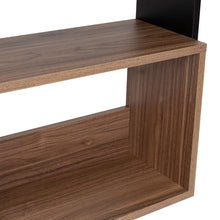 Gabinete de Baño Sensei, Negro y Castaño, con  superficies para ubicar objetos