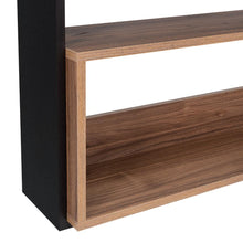 Gabinete de Baño Sensei, Negro y Castaño, con  superficies para ubicar objetos