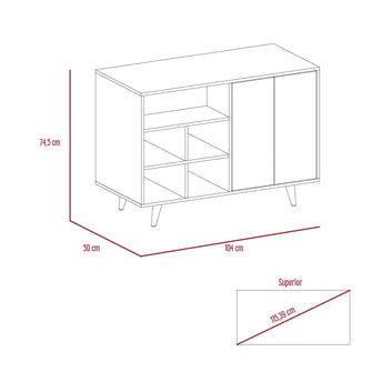 Combo para Sala Candela, Incluye Recibidor y Mueble Bar