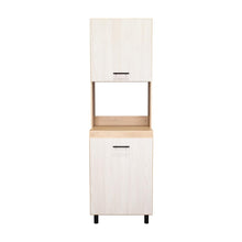 Alacena Gante, Beige y Nevado, con  amplios espacios para almacenamiento