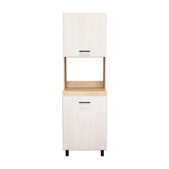 Alacena Gante, Beige y Nevado, con  amplios espacios para almacenamiento
