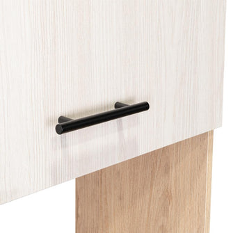Alacena Gante, Beige y Nevado, con  amplios espacios para almacenamiento