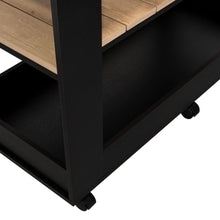 Barra de Cocina Cala, Wengue y Café Claro, con Amplia Superficie En La Mesa ZF