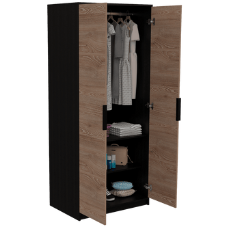 Combo Para Habitación Rupek, Incluye Cama - Colchón - Closet - Mesa de Noche y Espejo