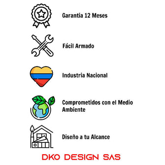 Mesa De Centro Neusa DKO Blanco