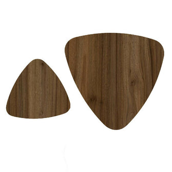 Set X 2 Mesas De Centro Triangular Shine 40x60x40 Amaretto