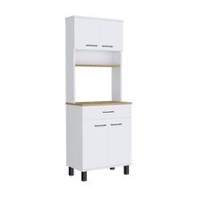 Alacena Faddei, Blanco Duqueza y Miel, Con Amplia Capaciddad de Almacenamiento ZF