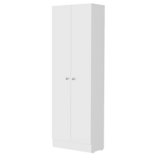 Alacena Multiusos Frida, Blanco Vainilla, Posee Un Estante Adicional En La Puerta y Entrepaños ZF