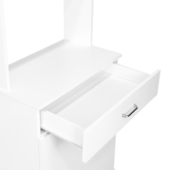 Mueble Multiusos Bagan, Blanco, con Un Cajón Organizador