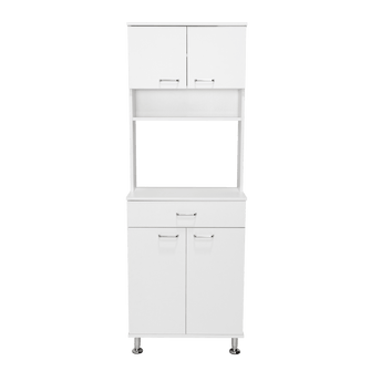 Mueble Multiusos Bagan, Blanco, con Un Cajón Organizador