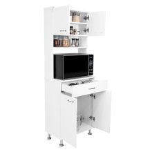 Mueble Multiusos Bagan, Blanco, con Un Cajón Organizador