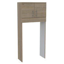 Gabinete de Baño Aqua 6, Beige y Blanco, con Dos Puertas Para Su Almacenamiento X2