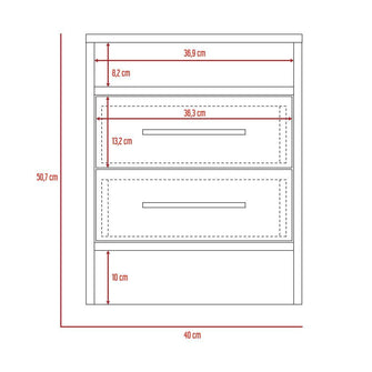 Combo para Habitación Barcelona, Incluye Closet y Mesa de Noche