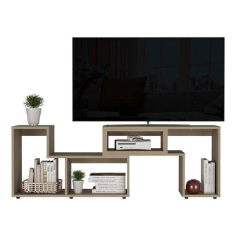 Mesa Para Tv Ascher, Beige, con Espacio Para Televisor de 50 Pulgadas  ZF