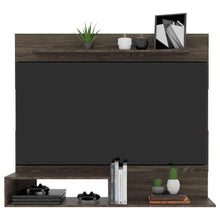 Mueble Multiusos Ascher, Chocolate, Para Televisor de 55 Pulgadas