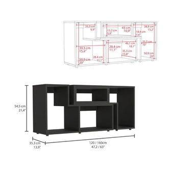 Mesa Para Tv Ascher, Wengue, con Espacio Para Televisor de 50 Pulgadas  ZF