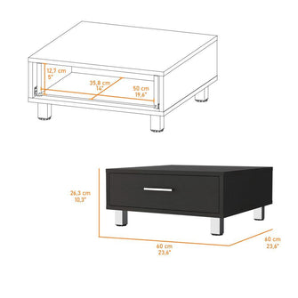 Mesa de Centro Ascher, Wengue, con Un Cajón    ZF