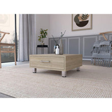 Mesa de Centro Ascher, Beige, con Un Cajón    ZF