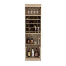 Bar Ascher, Beige, con Dos Puertas y Porta Copas  ZF