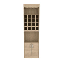 Bar Ascher, Beige, con Dos Puertas y Porta Copas  ZF