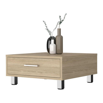 Mesa de Centro Ascher, Beige, con Un Cajón    ZF