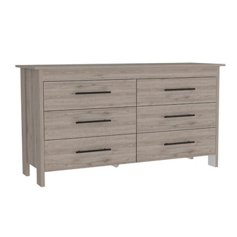 Organizador Asteria, Humo y Blanco con Seis Cajones Deslizables  X2