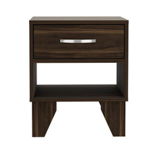 Mesa de Noche Atriz, Caoba, con Un Cajón y Un Entrepaño X2