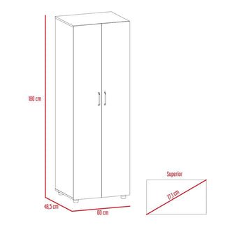 Combo para Habitación Bután, Incluye Closet y Mesa de Noche