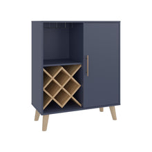 Bar Cave Love, Azul y Kronos Fresno, con Espacio Para Botellas y Porta Copas