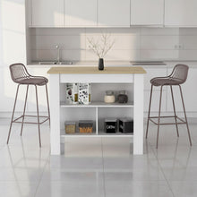 Butaco para Barra Tulum, Color Taupe, Diseño Moderno X4