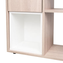 Biblioteca Escalera Momi, Bardolino y Blanco, con espacio para ubicar objetos decorativos