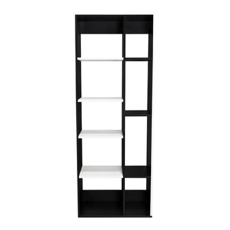 Biblioteca Rook, Wengue y Blanco, con multiples entrepaños