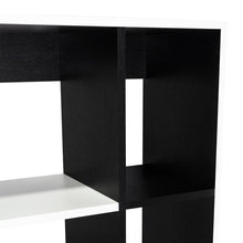 Biblioteca Rook, Wengue y Blanco, con multiples entrepaños