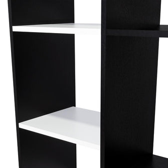 Biblioteca Rook, Wengue y Blanco, con multiples entrepaños