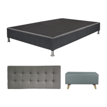 Combo para Habitación, Incluye Cabecero, Banqueta y Base Cama