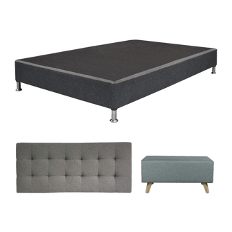 Combo para Habitación, Incluye Cabecero, Banqueta y Base Cama