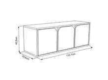 Biblioteca Sahara, Café Claro y Cocoa, con Tres Cajones Para Almacenar Objetos