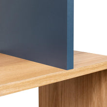 Biblioteca York, Fresno Europeo y Kronos Azul, con espacios para libros y objetos decorativos