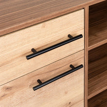 Mesa Auxiliar Marsella, Castaño, Con Cajón Con Riel Extensión Total Y Una Puerta Batiente