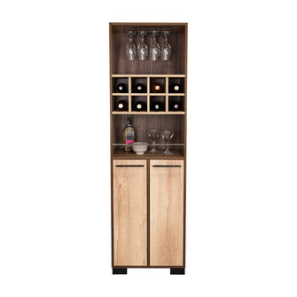 Bar Marsel, Castaño y Café Claro, 2 Puertas y Espacio Para Porta Copas