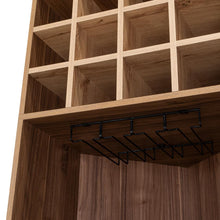 Bar Esquinero Marsel, Castaño y Café Claro, con Una Puerta Abatible y Espacio Porta Copas