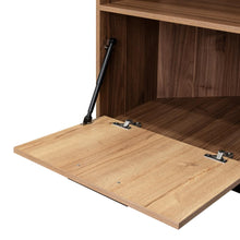 Bar Esquinero Marsel, Castaño y Café Claro, con Una Puerta Abatible y Espacio Porta Copas