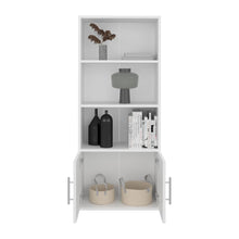 Biblioteca Eco Joy, Blanco, con dos puertas abatibles