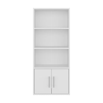 Biblioteca Eco Joy, Blanco, con dos puertas abatibles