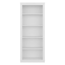 Biblioteca Clásica, Blanco, con Tres Entrepaños y de Fácil Instalación ZF